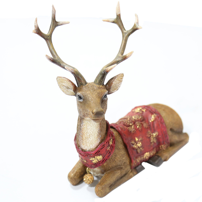 Smart Art figurină de birou din rășină sintetică, stil european, decor animal pentru casă, cadou pentru casă nouă sau Crăciun