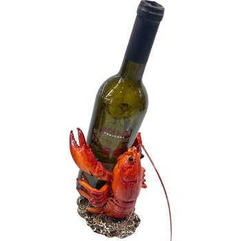 Stalak za vino s jastogom, prirodna smola, suvremeni minimalistički stil, dekoracija životinja