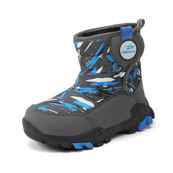 Детски снегоботи, унисекс, водоустойчива Oxford материя, възраст 4–16 г, ежедневен стил, висок връх