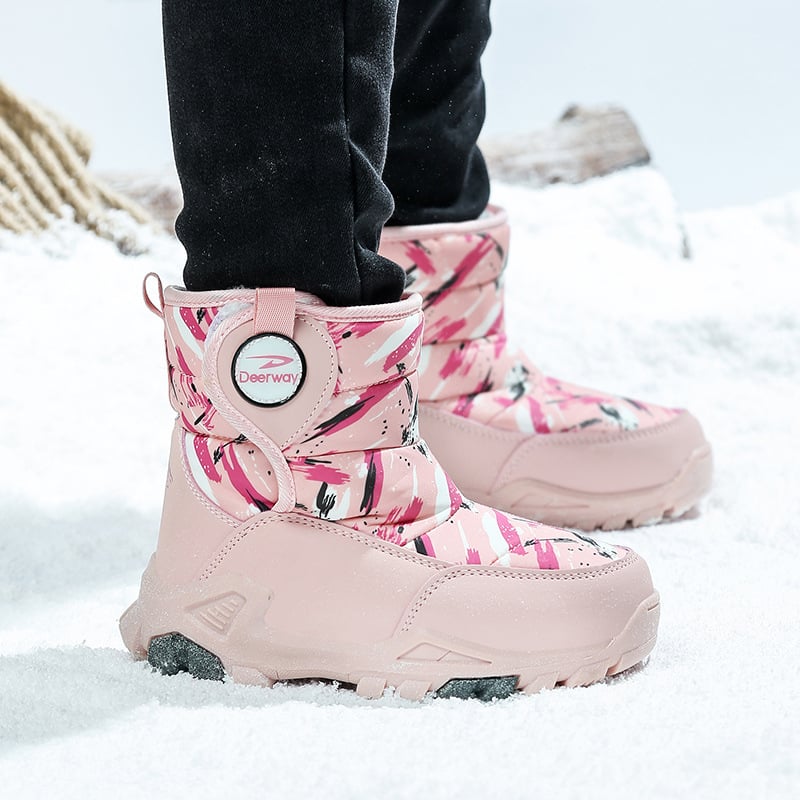 Детски снегоботи, унисекс, водоустойчива Oxford материя, възраст 4–16 г, ежедневен стил, висок връх