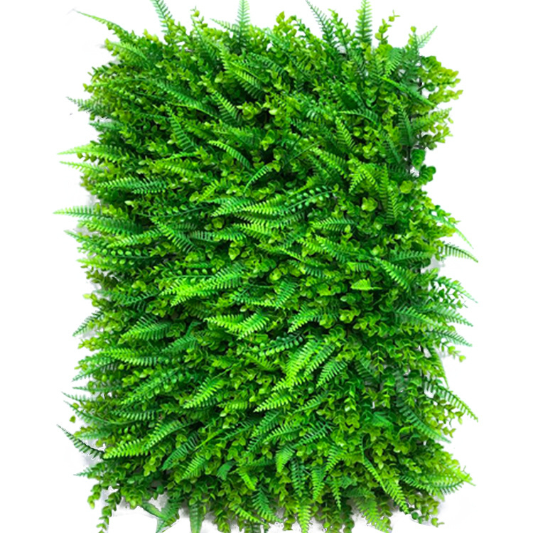 Yi Xiang Mesterséges gyep falpanel, Simulation turf sorozat, anyag: műanyag növény, testreszabás elérhető, félkézi/félgépes gyártási folyamat