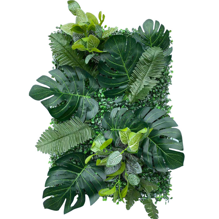 Yi Xiang Mesterséges gyep falpanel, Simulation turf sorozat, anyag: műanyag növény, testreszabás elérhető, félkézi/félgépes gyártási folyamat