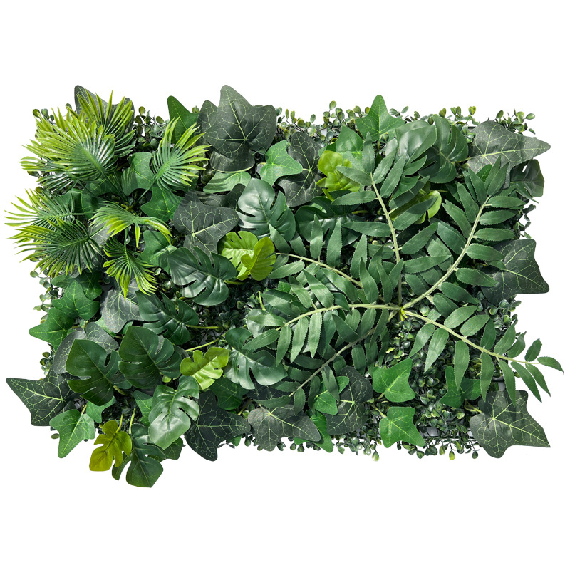 Yi Xiang Mesterséges gyep falpanel, Simulation turf sorozat, anyag: műanyag növény, testreszabás elérhető, félkézi/félgépes gyártási folyamat