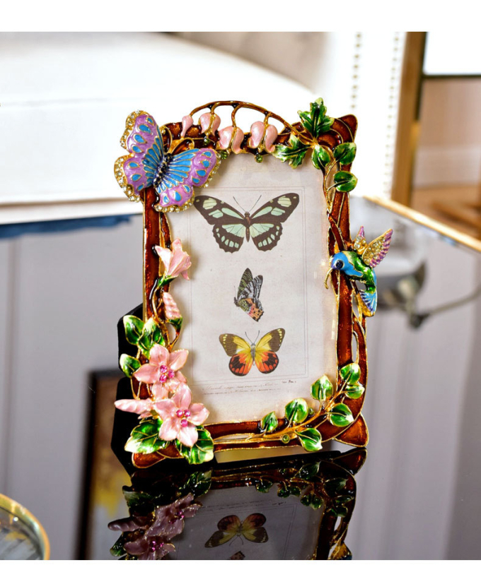 Foto rāmis - vintage metāla sakausējums, radošs dizains mājas interjeram, kartona iepakojums, Zīmols Product See