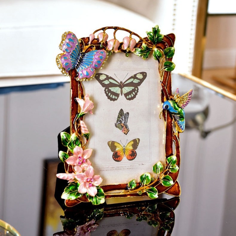 Foto rāmis - vintage metāla sakausējums, radošs dizains mājas interjeram, kartona iepakojums, Zīmols Product See