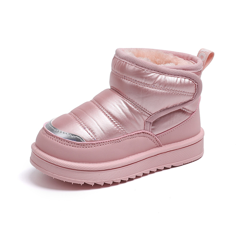 Ежедневни обувки до глезена за момчета, изкуствена кожа, подплата от флис и удебелени, за възраст 4–12 години