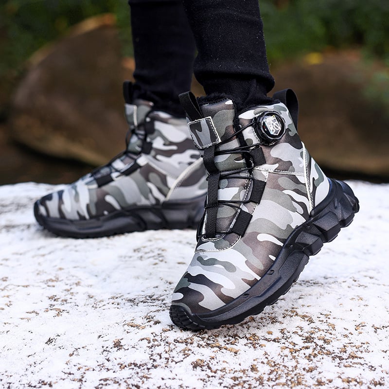 Vaikų sportiniai kulkšnies bateliai - G.Duck Little Yellow Duck, Ultra-Fiber Leather, žiemos-pavasario sezonas