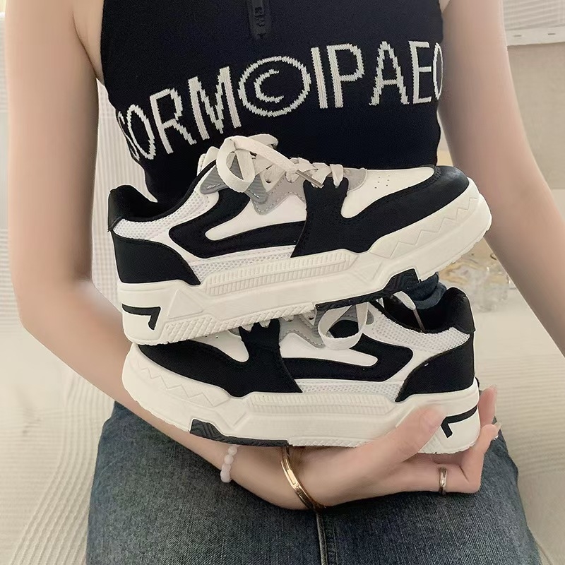 Γυναικεία παπούτσια casual με δίχτυωτό πάνω μέρος, διαπνέον εσωτερικό, χαμηλό κόψιμο, καουτσούκ σόλα, κορδόνια