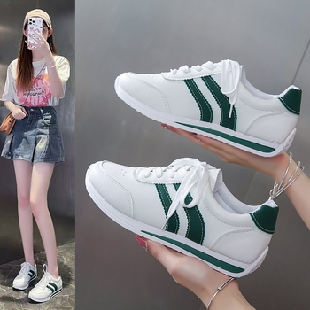 Moterų PU žemo profilio sportbačiai su raišteliais vasarai, suaugusios moterys (18–59 m)