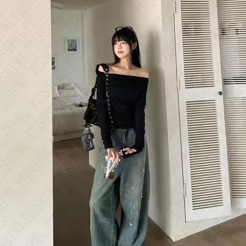 Pulover, poliester, 95%+ poliester, jednobojni uzorak, dugi rukavi, elegantan stil