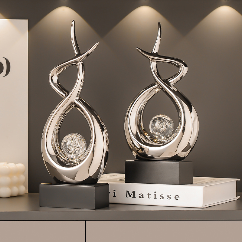 Mevis keraminė dekoratyvinė figūrėlė moderniojo minimalistinio stiliaus