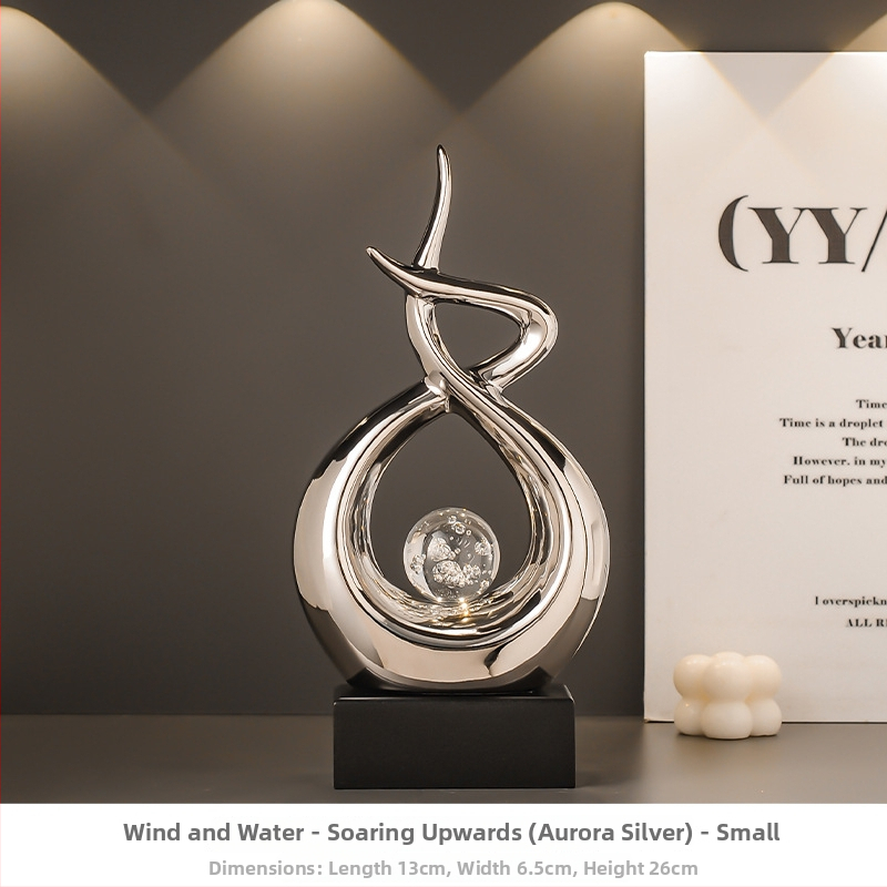 Mevis keraminė dekoratyvinė figūrėlė moderniojo minimalistinio stiliaus