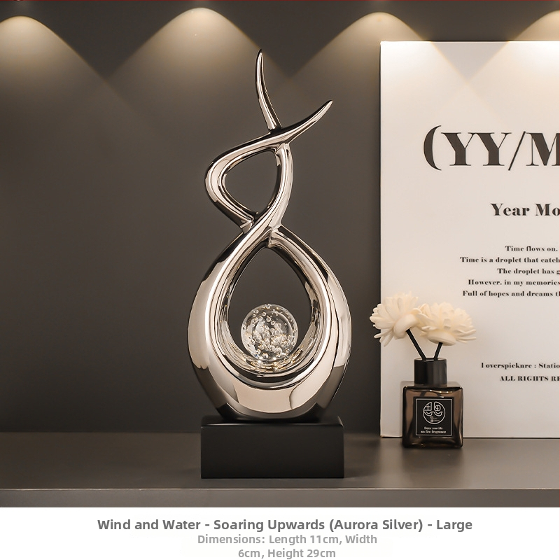 Mevis keraminė dekoratyvinė figūrėlė moderniojo minimalistinio stiliaus