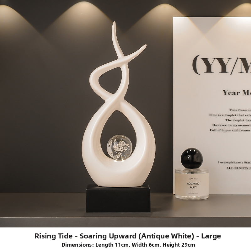 Mevis keraminė dekoratyvinė figūrėlė moderniojo minimalistinio stiliaus