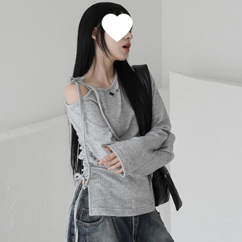 Tricou Chenille, 50-70% Spandex, croială slim, guler înclinat, primăvară 2025