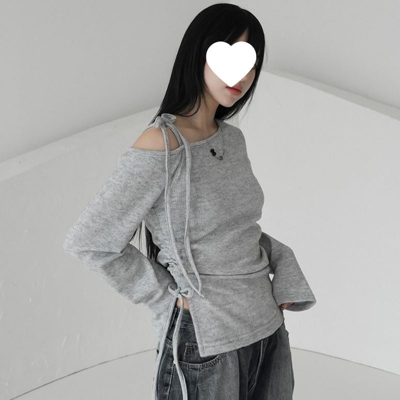 Tricou Chenille, 50-70% Spandex, croială slim, guler înclinat, primăvară 2025