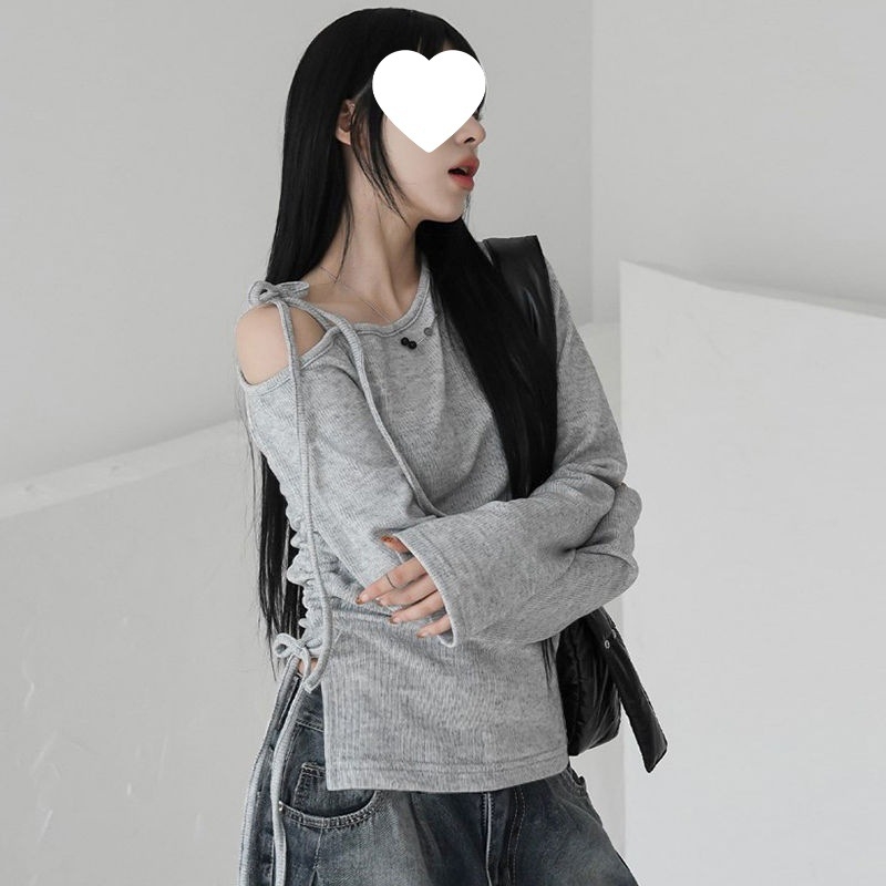 Tricou Chenille, 50-70% Spandex, croială slim, guler înclinat, primăvară 2025