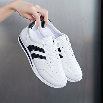 Moterų žemų profilių sportiniai bateliai su PU viršumi – vasara, suaugusios moterys, kasdieniai bateliai stiliaus board