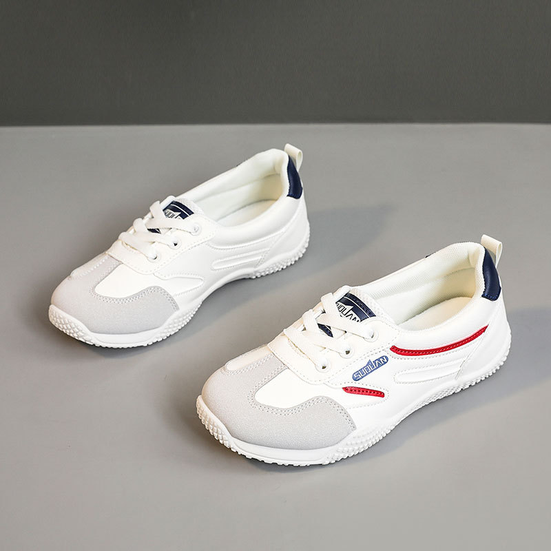 Zi Mi ženske platforme, prozračne PU gornji dio, okrugli vrh, niski presjek, 3-5 cm srednja peta, gumena potplat, EVA uložak