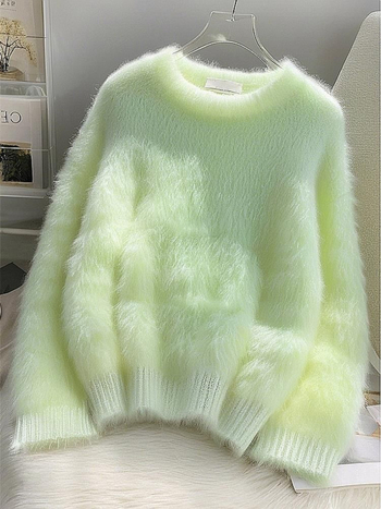 Džemper Ice Silk, standardne debljine, okrugli izrez, preko glave