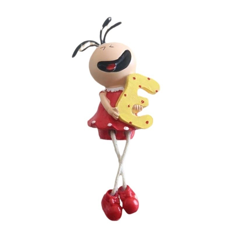 Gyanta karikatúra lógó baba gravírozott kivitelben, ideális üzleti ajándéknak