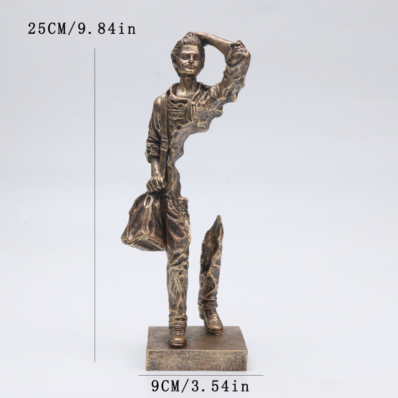 Smolasta silueta figura – dekorativni ukras za dnevni boravak, hodnik i TV ormarić Hui zhihuang