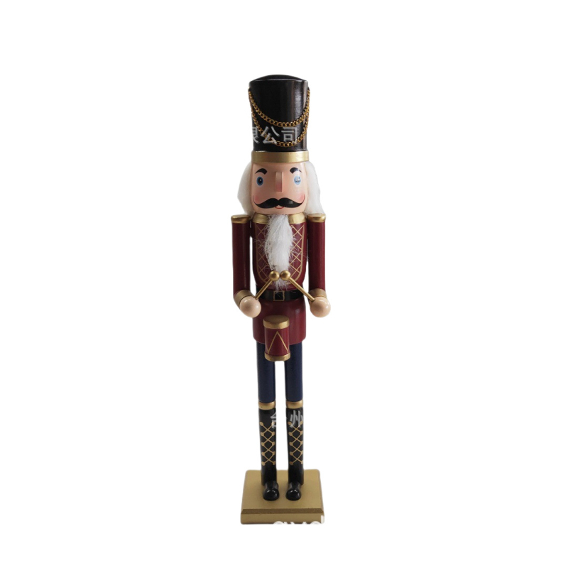 Nutcracker Soldier Ornament – дървен декоративен елемент (Turned Wood) – Коледен подарък, Подарък за фестивал