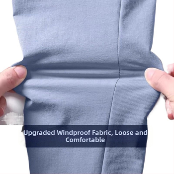 Ανδρικό εξωτερικό μπουφάν αντιανεμικό για προπόνηση — διαπνέον, γρήγορο στέγνωμα, κατάλληλο για χειμερινή ποδηλασία