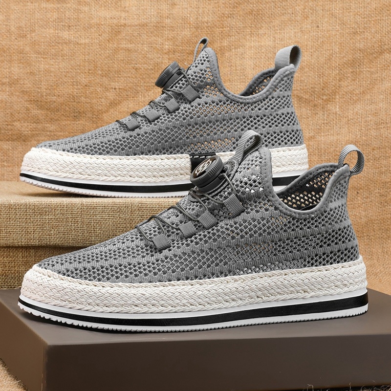 Skate apavi ar elpojošu režģa augšpusi, slip-on ar elastīgu jostu, EVA iekšējā zole, PVC zole, zems izgriezums