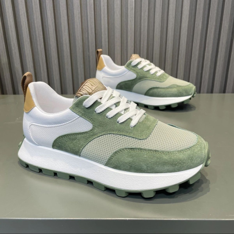 Bėgimo bateliai - žemas viršus, odos ir audinio patchwork, raišteliai, lengvi, priešslydinė