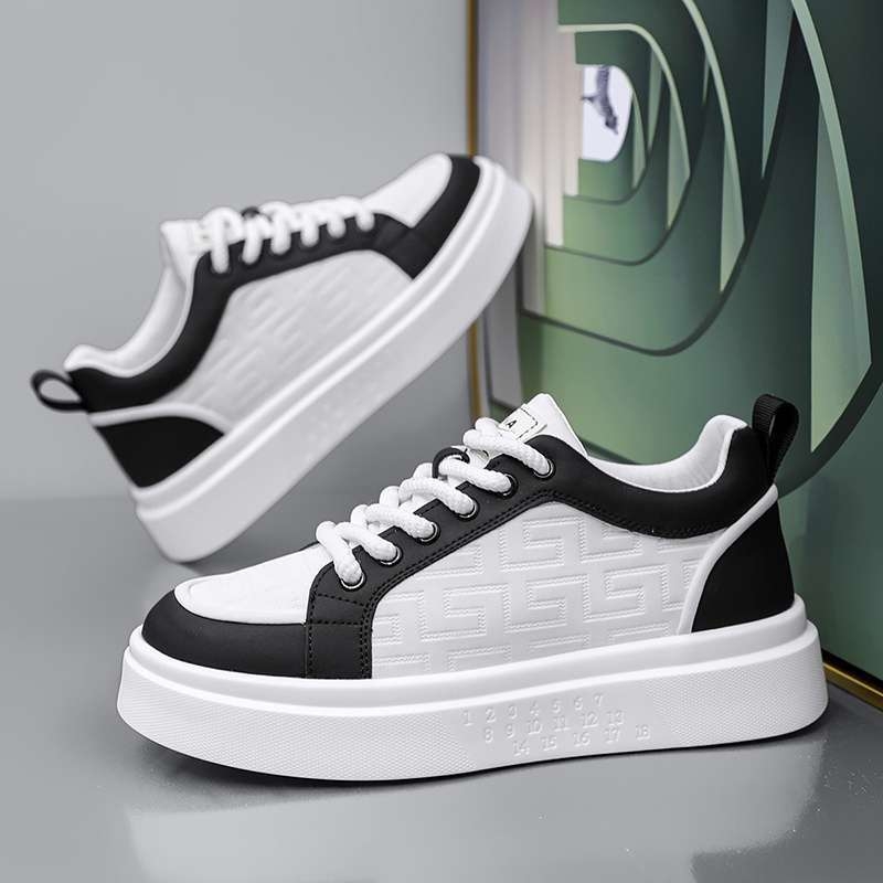 Bėgimo bateliai su sintetine oda viršutine, EVA įdėklas, PVC padas, raišteliai, vidutinio aukščio