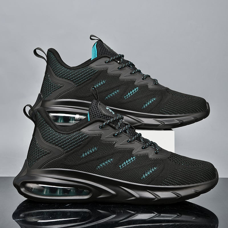 Bėgimo bateliai – tinklinė viršutinė dalis, guminė padas, raišteliai, unisex