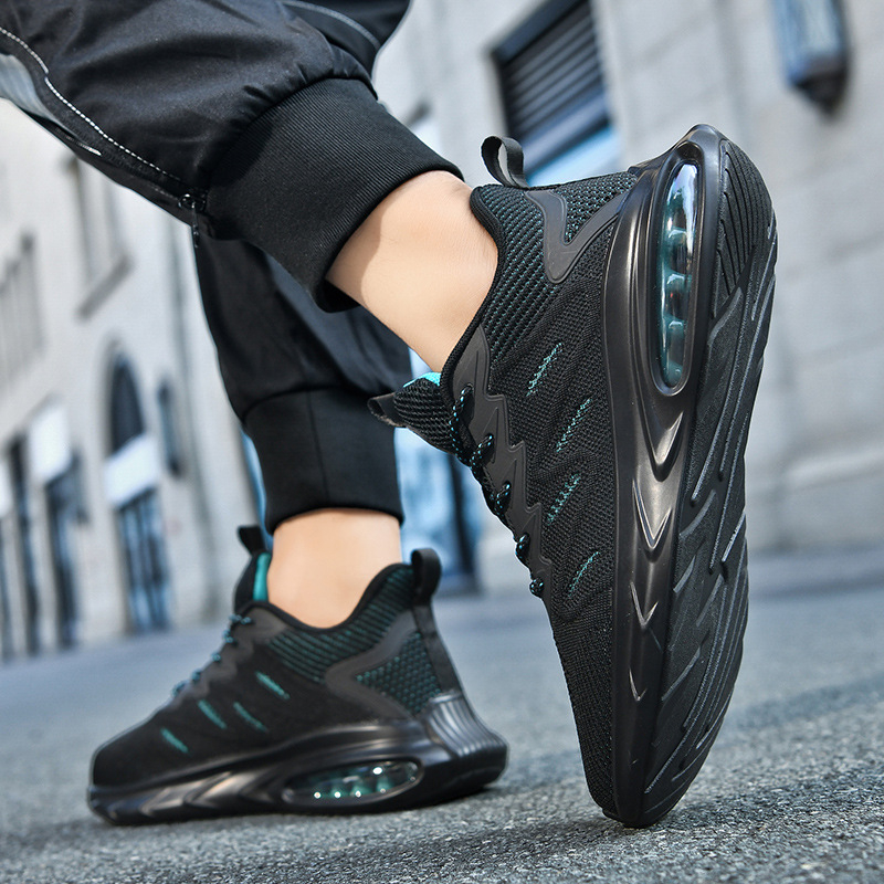 Bėgimo bateliai – tinklinė viršutinė dalis, guminė padas, raišteliai, unisex