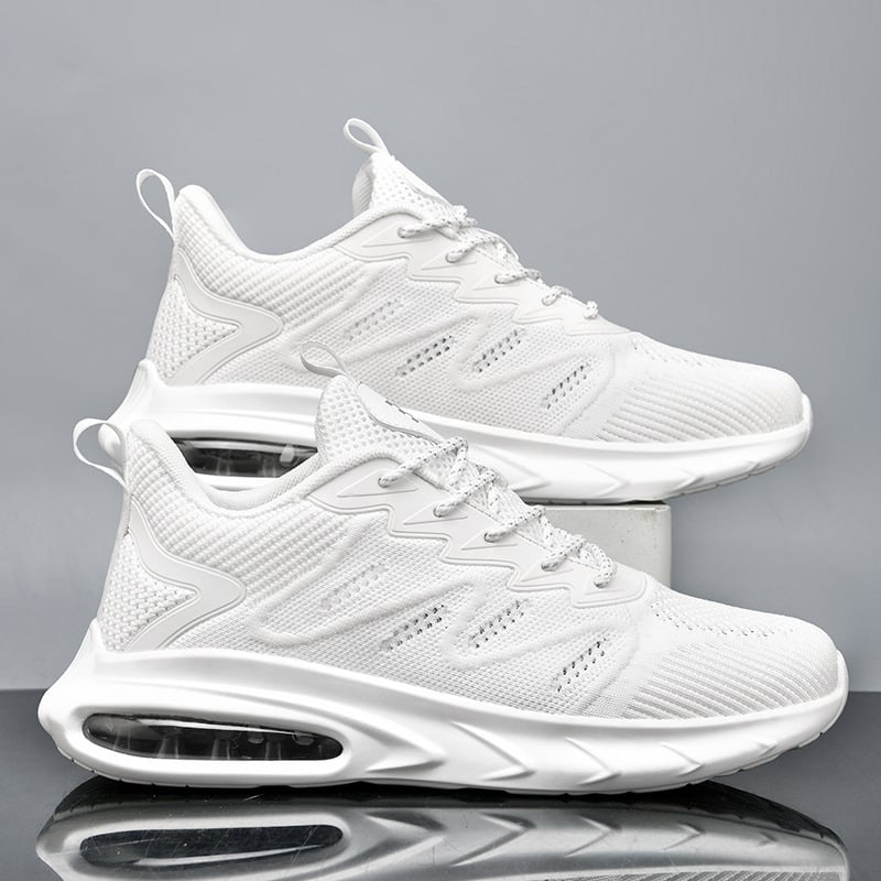 Bėgimo bateliai – tinklinė viršutinė dalis, guminė padas, raišteliai, unisex