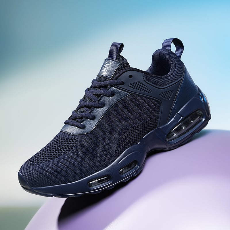 Vyriski kasdieniai sportiniai bateliai bėgimui, patvarūs, raišteliai, žemas viršus, EVA vidpadis, guminė padanga