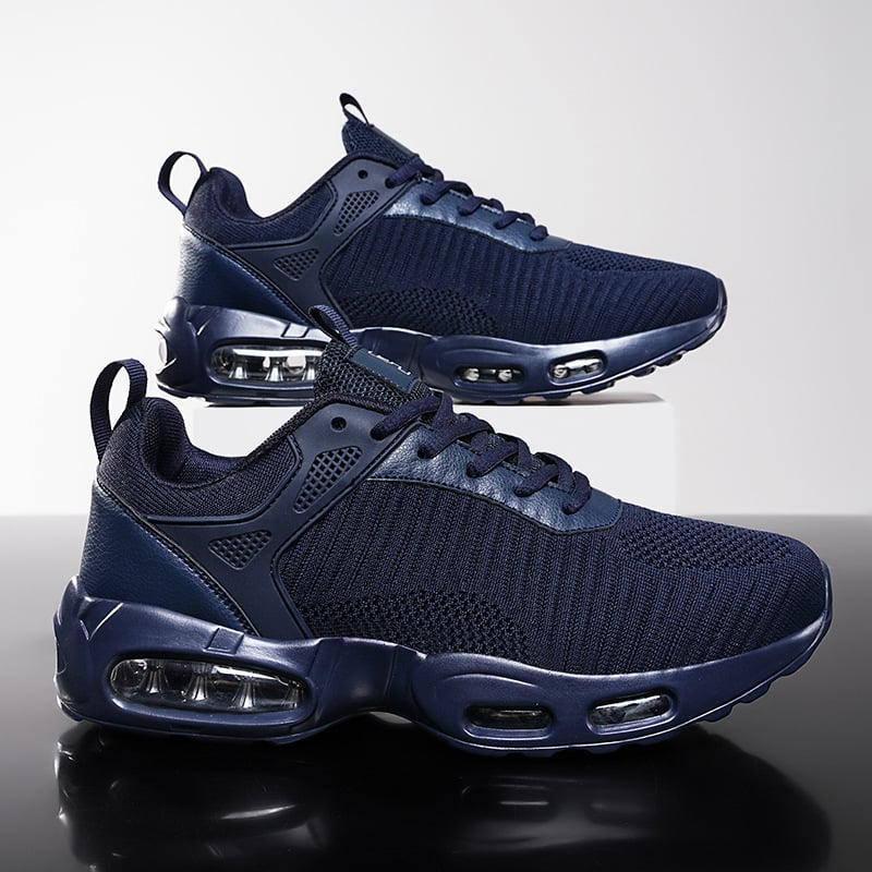 Vyriski kasdieniai sportiniai bateliai bėgimui, patvarūs, raišteliai, žemas viršus, EVA vidpadis, guminė padanga