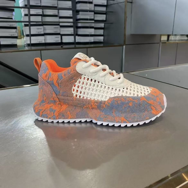 Unisex vasaras sporta kurpes ar elpojošu tīklu augšdaļu, zemā profila šņorēšana, gumijas zole, PU iekšējais