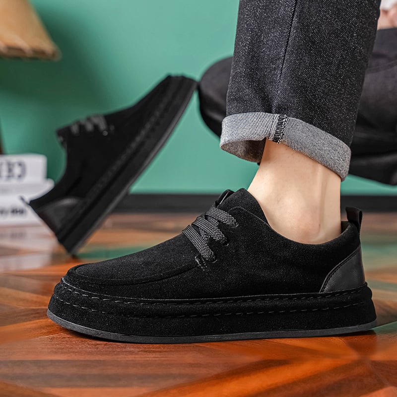 Vyriski kasdieniniai board batai su PU viršutine, gumine padas, žemas aukštis, apvalus nosis, palaiko šilumą