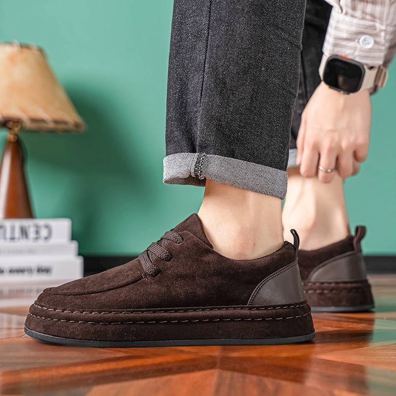 Vyriski kasdieniniai board batai su PU viršutine, gumine padas, žemas aukštis, apvalus nosis, palaiko šilumą