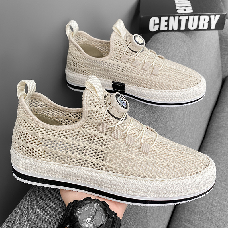 Tenisa kurpes ar tīkla augšdaļu, šņorējamas, zemā augumā, gumijas zole, PU zolīte