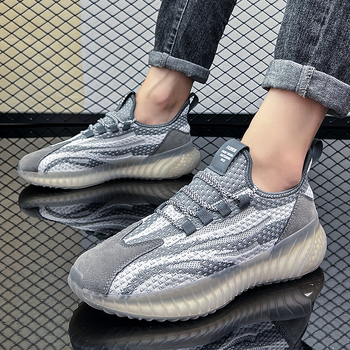 Kvėpuojantys vyriški bėgimo bateliai su raišteliais, žemas profilis, guminė padas, apvali nosis