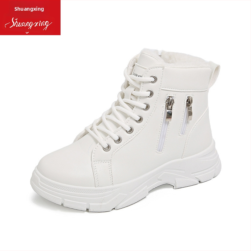 Moters žieminiai batai (PU viršus, guminė padas, aukštas šarvas, medvilnė įdėklas, EVA vidpadis)