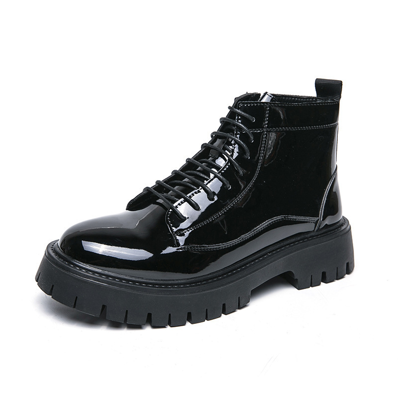 Muške Martin čizme, visokog kroja, gumeni đon, okrugli vrh, casual stil