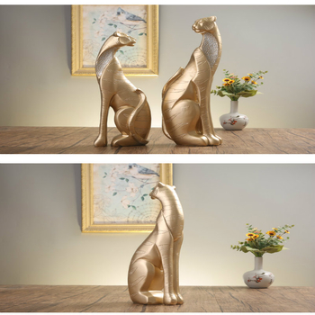 Λεοπάρντ διακοσμητικό από φυσική ρητίνη σε σκανδιναβικό ύφος — Υλικό: φυσική ρητίνη; Διαδικασία: ρητίνη; Διαθεσιμότητα προσαρμογής: Ναι; Εκτύπωση λογότυπου: Ναι; Άδεια ιδιωτικής ετικέτας: Ναι