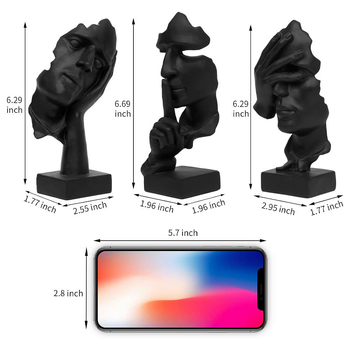 Αφηρημένο γλυπτό από ρητίνη για μοντέρνο σπίτι і γραφείο (Υλικό: συνθετική ρητίνη; Κατηγορία: γλυπτά από ρητίνη; Στυλ: μοντέρνα απλότητα; Δώρα: κατάλληλο για γενέθλια και νέο σπίτι)