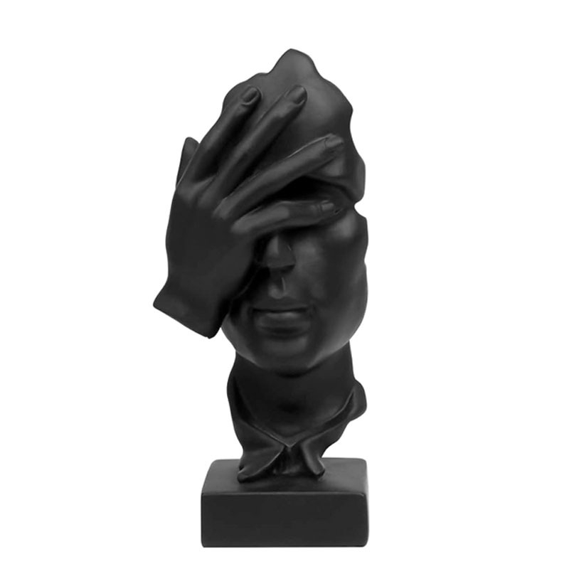 Αφηρημένο γλυπτό από ρητίνη για μοντέρνο σπίτι і γραφείο (Υλικό: συνθετική ρητίνη; Κατηγορία: γλυπτά από ρητίνη; Στυλ: μοντέρνα απλότητα; Δώρα: κατάλληλο για γενέθλια και νέο σπίτι)