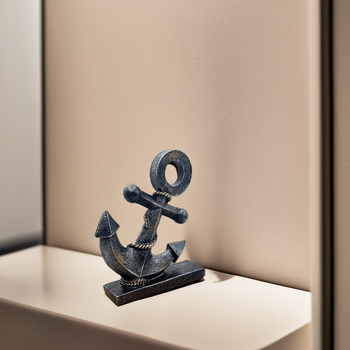 Ρετρό διακοσμητικό από ρητίνη — άγκυρα πλοίου, για διακόσμηση οικίας, εστιατορίου και μπαρ