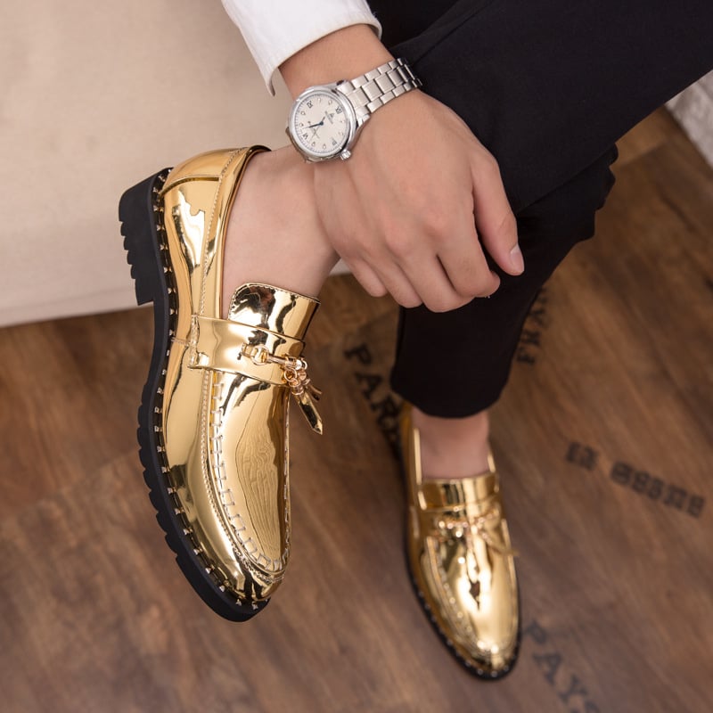 Vyriniai oficialūs bateliai, Ultrafilm odos viršutinė dalis, aukštas siluetas, gumos padas, pakeltas dizainas