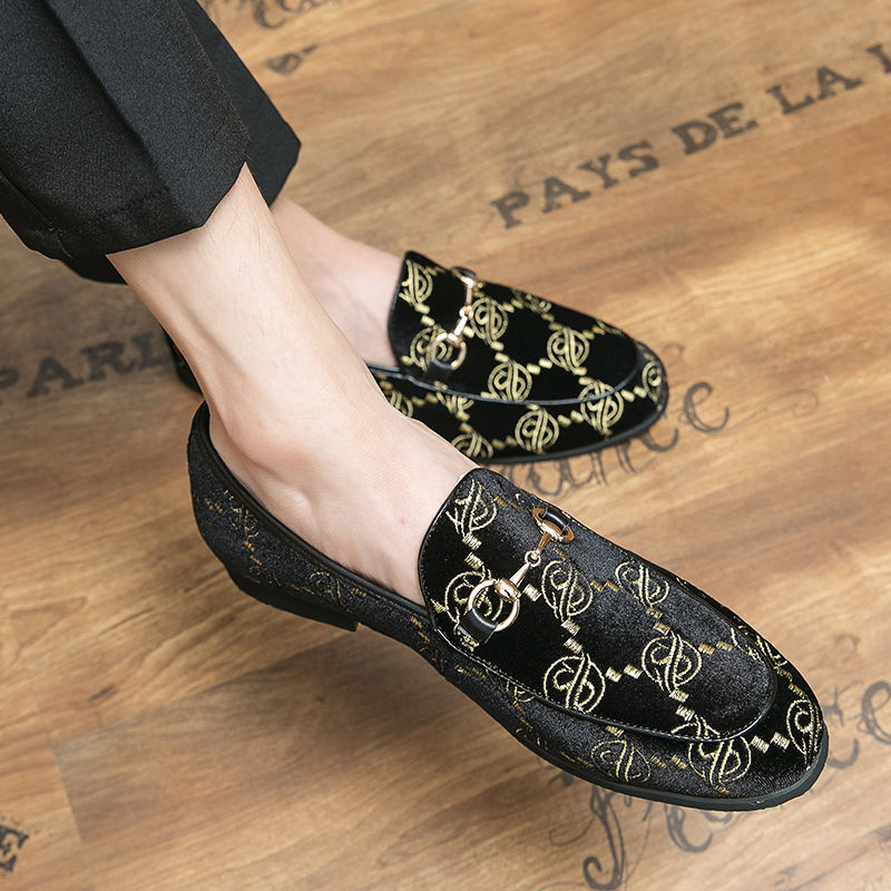 Ανδρικά επιχειρηματικά loafers (Slip-on) – στρογγυλή μύτη, αναπνεόμενα, καουτσούκ σόλα