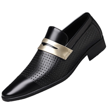 Rio vyriški odiniai batai – PU viršus, gumos padas, odinis piršto apsauga, žemas viršus, slip-on